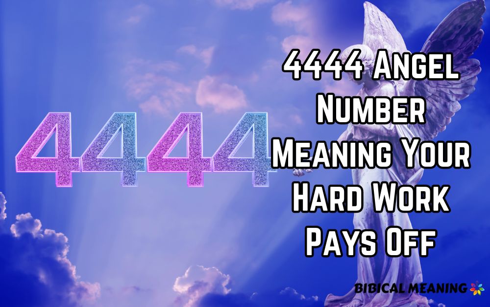 4444 Angel Number Meaning