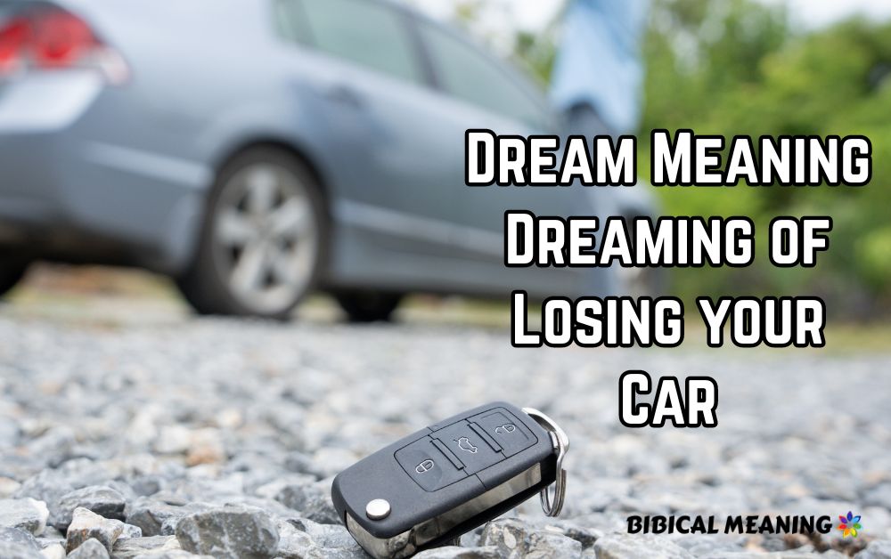 Dream Meaning Dreaming of Losing your Car